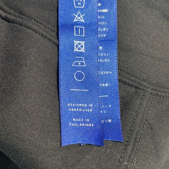 KIT and ACE Sz 8 Athleisme Pants Jogger Style Cuffed Hem Jersey Knit Dark Grey - Picture 12 of 15